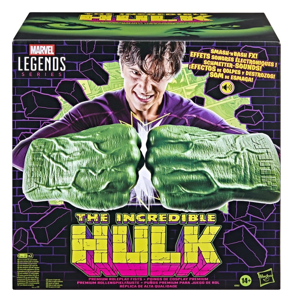 The Incredible Hulk Marvel Legends Premium Roleplay Fists 5010996435620