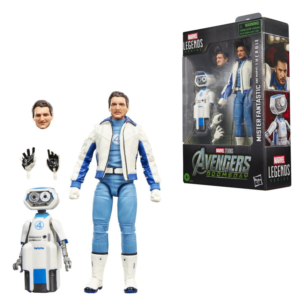 Avengers: Doomsday Marvel Legends Action Figure 2-Pack Mister Fantastic & Marvel's H.E.R.B.I.E. 15 cm 5010996424990