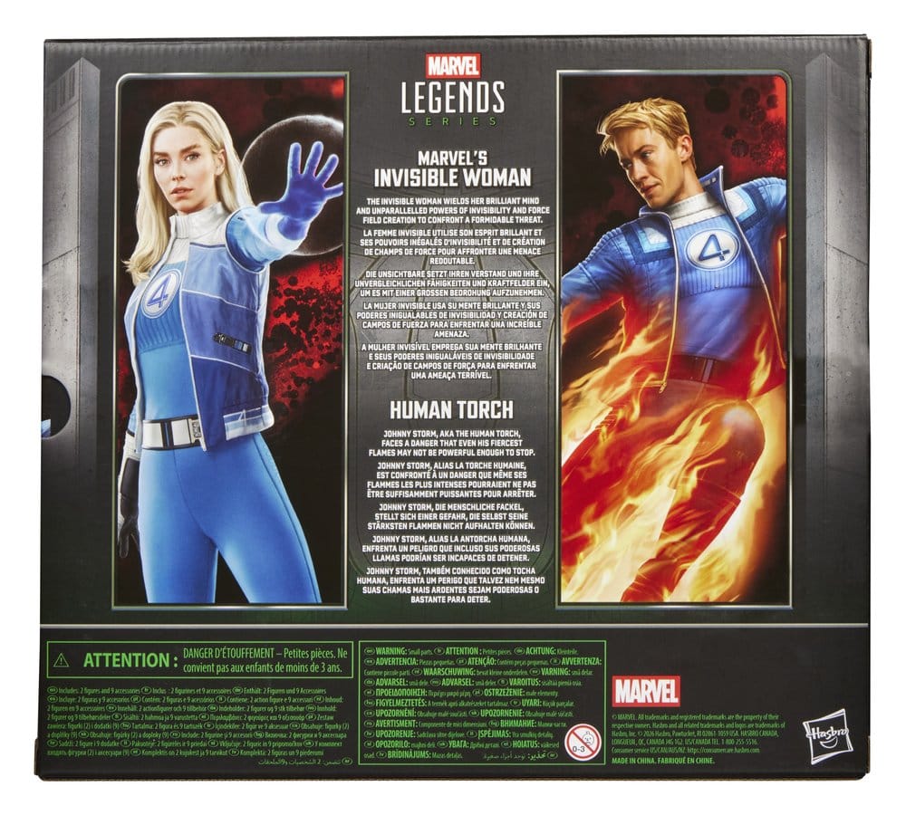 Avengers: Doomsday Marvel Legends Action Figure 2-Pack Marvel's Invisible Woman & Human Torch 15 cm 5010996428431
