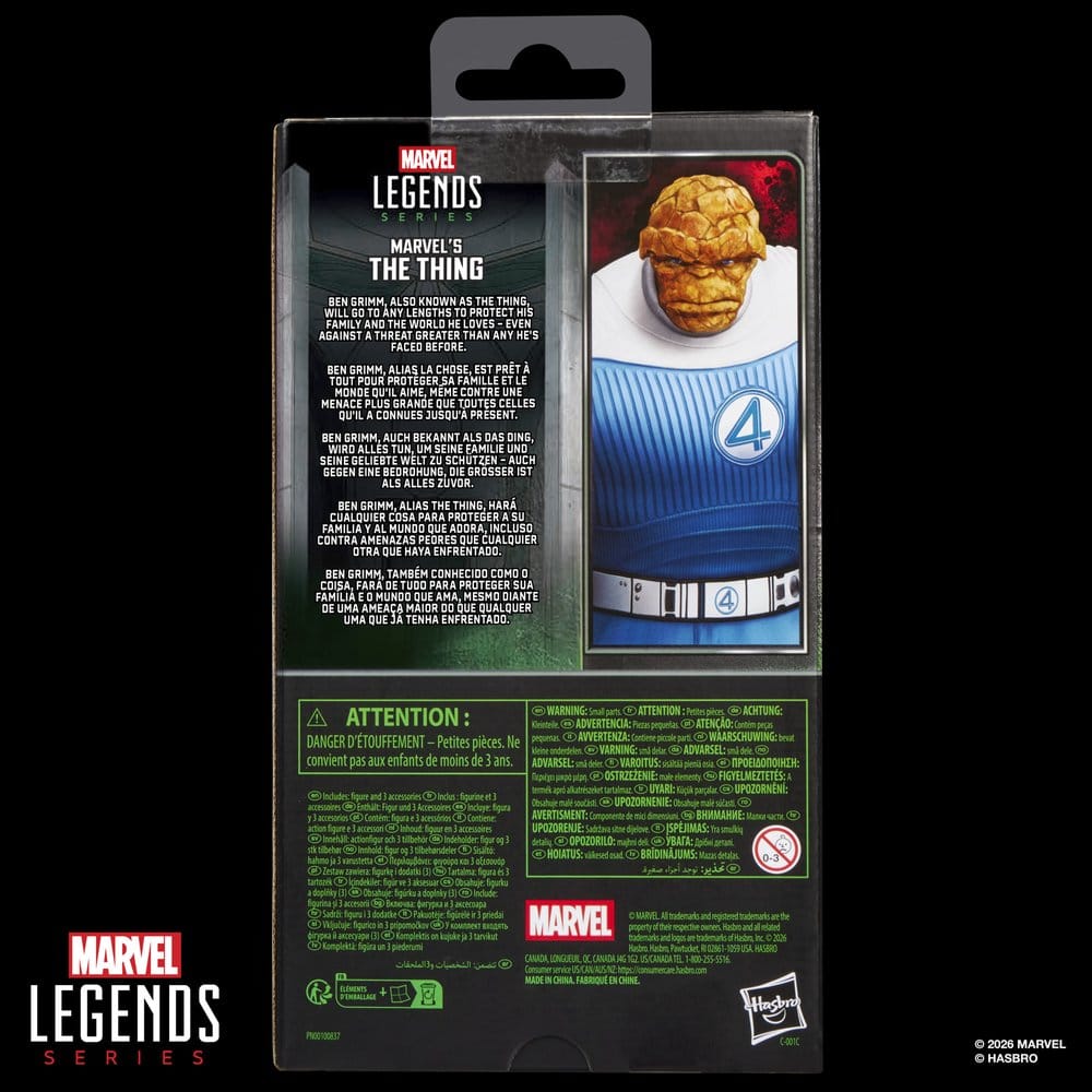 Avengers: Doomsday Marvel Legends Action Figure Marvel's The Thing 15 cm 5010996411136