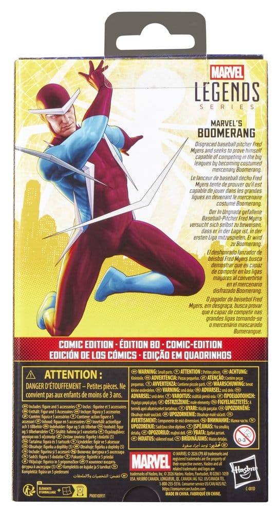 Spider-Man: Brand New Day Marvel Legends Action Figure Marvel's Boomerang 15 cm 5010996411150