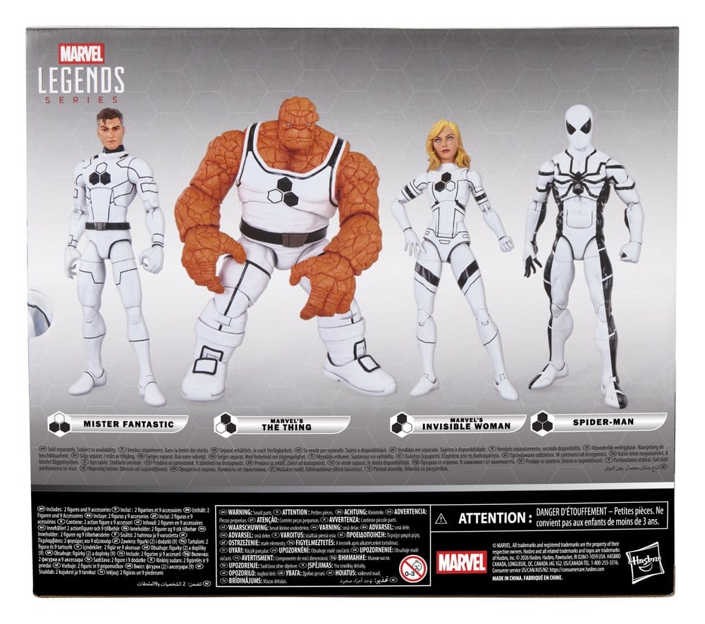 Future Foundation Marvel Legends Action Figure 2-Pack The Thing & Invisible Woman 15 cm 5010996411211