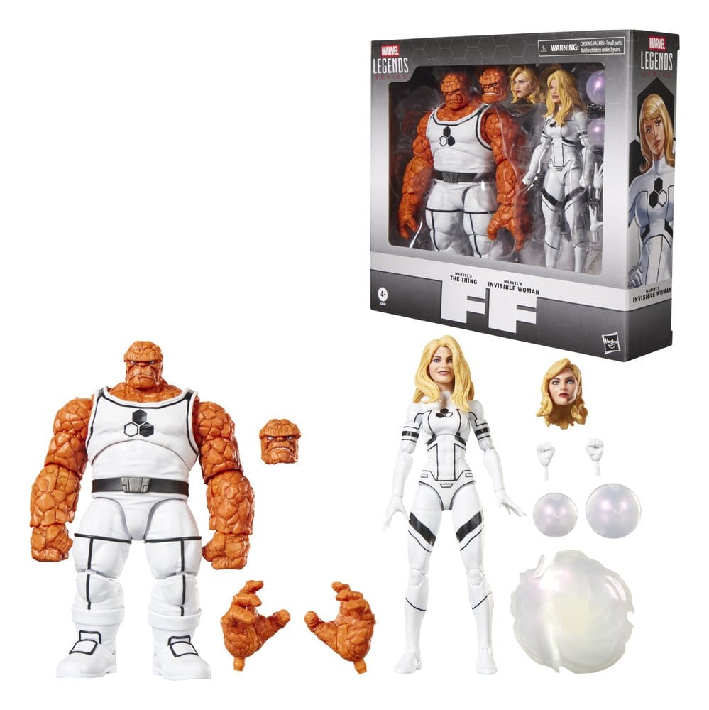 Future Foundation Marvel Legends Action Figure 2-Pack The Thing & Invisible Woman 15 cm 5010996411211