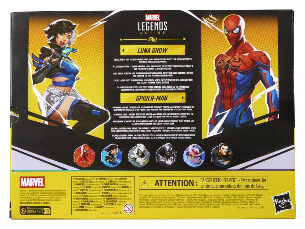 Marvel Rivals Marvel Legends Action Figure 2-Pack Spider-Man & Luna Snow 15 cm 5010996411242
