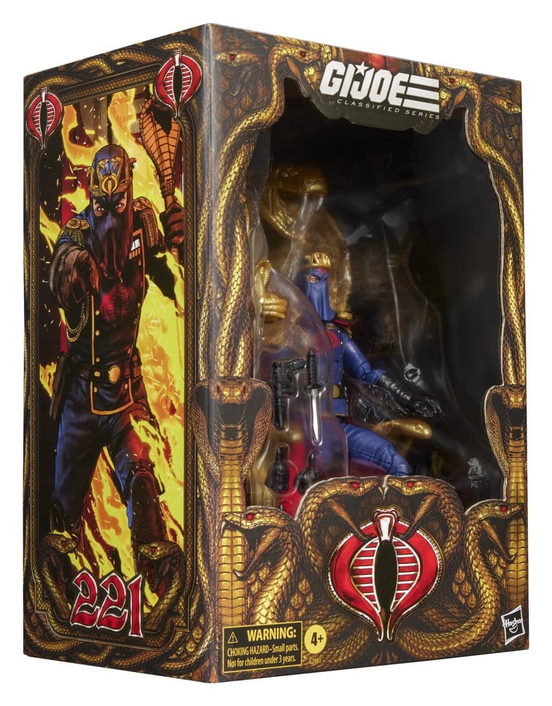 G.I. Joe Classified Series Action Figure Cobra Commander in Dress Uniform & Throne 15 cm 5010996435286