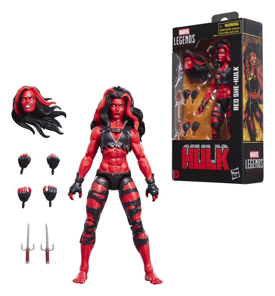 Hulk Marvel Legends Action Figure Red She-Hulk 15 cm 5010996352392