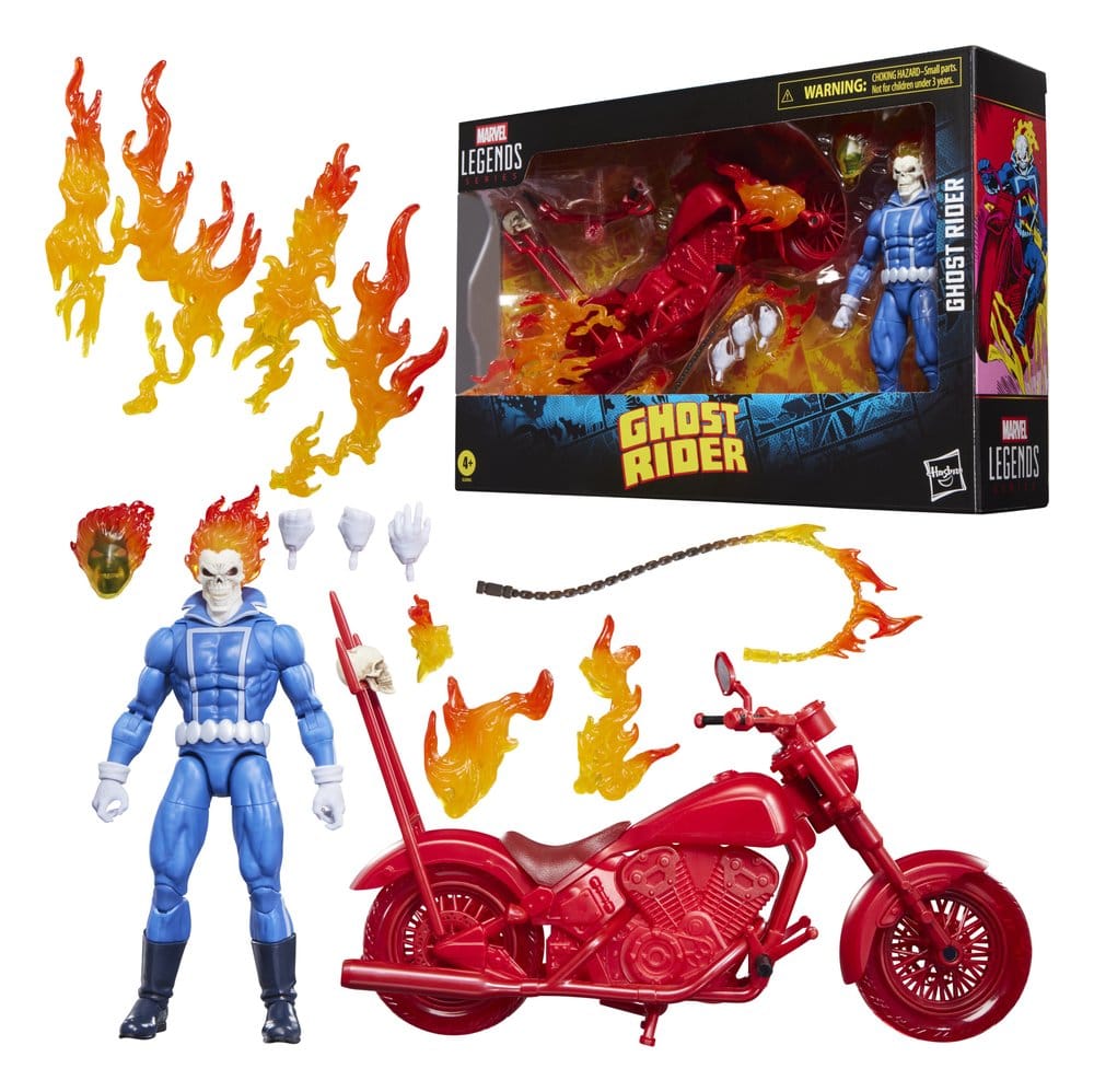 Ghost Rider Marvel Legends Action Figure  Johnny Blaze with Motorcycle 15 cm 5010996352767