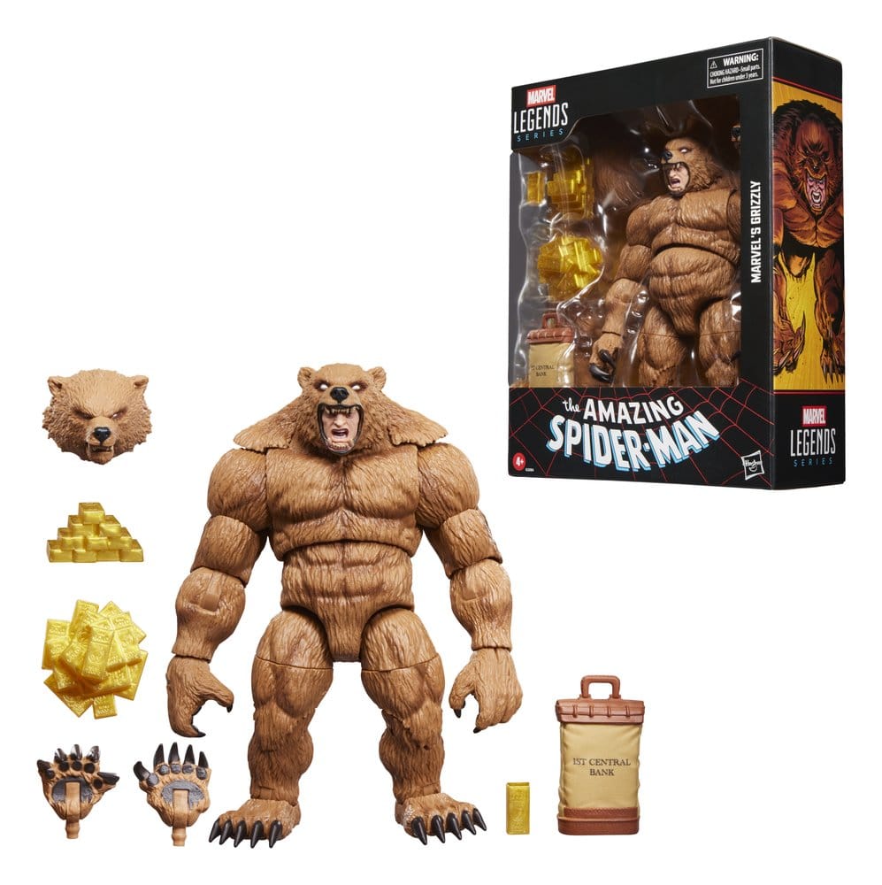 The Amazing Spider-Man Marvel Legends Action Figure Marvel's Grizzly 15 cm 5010996352415