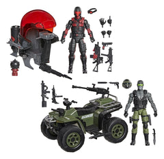 G.I. Joe Classified Series Action Figure & Vehicle Set Snake Eyes & Varmint ATV vs. Stealth Viper & Cobra Stealth Flight Pod (Trubble Bubble) 15 cm 5010996434678