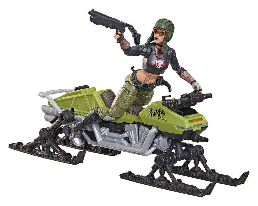 G.I. Joe Classified Series Action Figure and Vehicle Set #194 Zanya and Dreadnok Chameleon (Swamp Skier) 15 cm 5010996355638