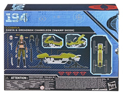 G.I. Joe Classified Series Action Figure and Vehicle Set #194 Zanya and Dreadnok Chameleon (Swamp Skier) 15 cm 5010996355638