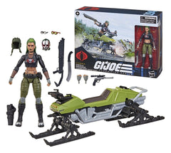 G.I. Joe Classified Series Action Figure and Vehicle Set #194 Zanya and Dreadnok Chameleon (Swamp Skier) 15 cm 5010996355621
