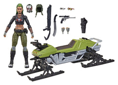 G.I. Joe Classified Series Action Figure and Vehicle Set #194 Zanya and Dreadnok Chameleon (Swamp Skier) 15 cm 5010996355638
