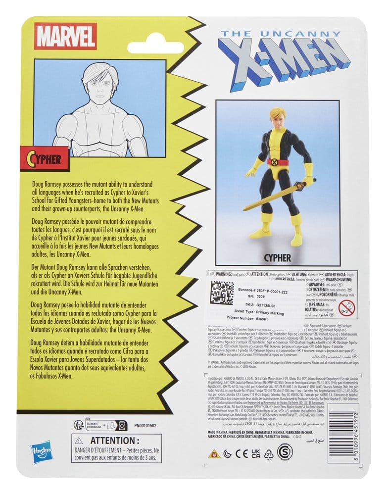 The Uncanny X-Men Marvel Legends Action Figure Cypher 15 cm 5010996451972