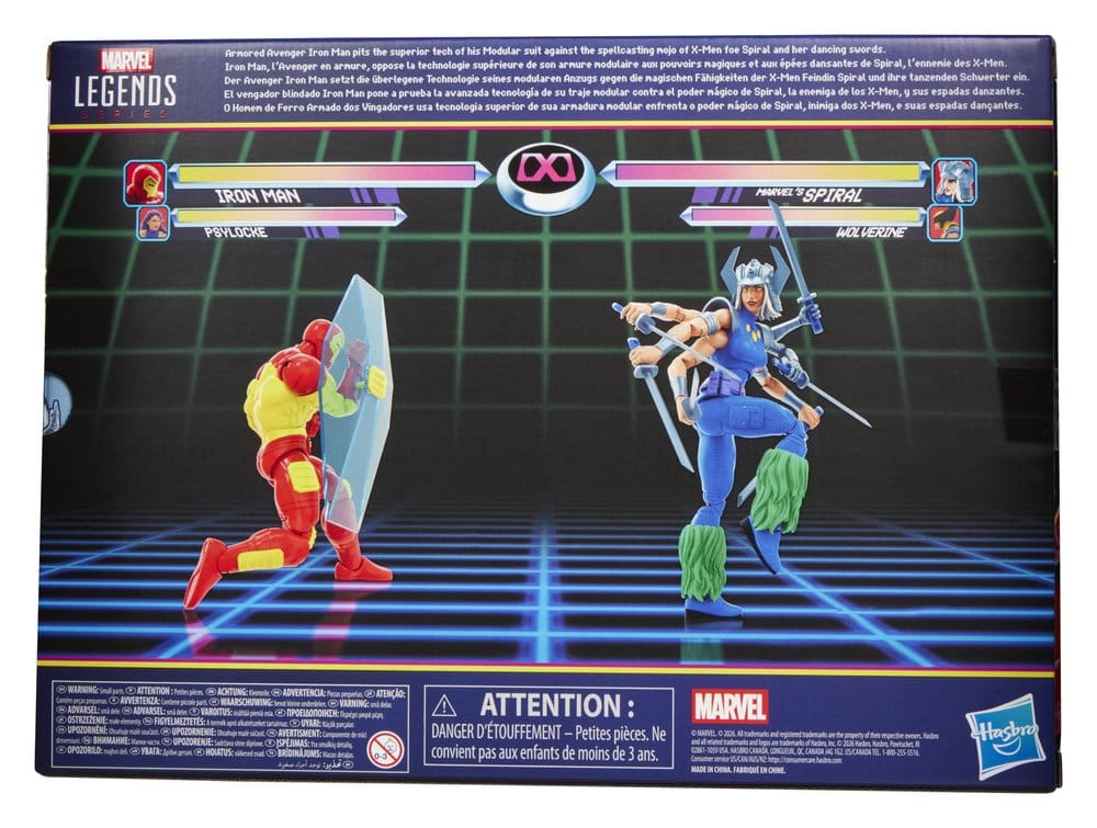 Marvel Games Marvel Legends Action Figure 2-Pack Iron Man & Marvel's Spiral 15 cm 5010996352514