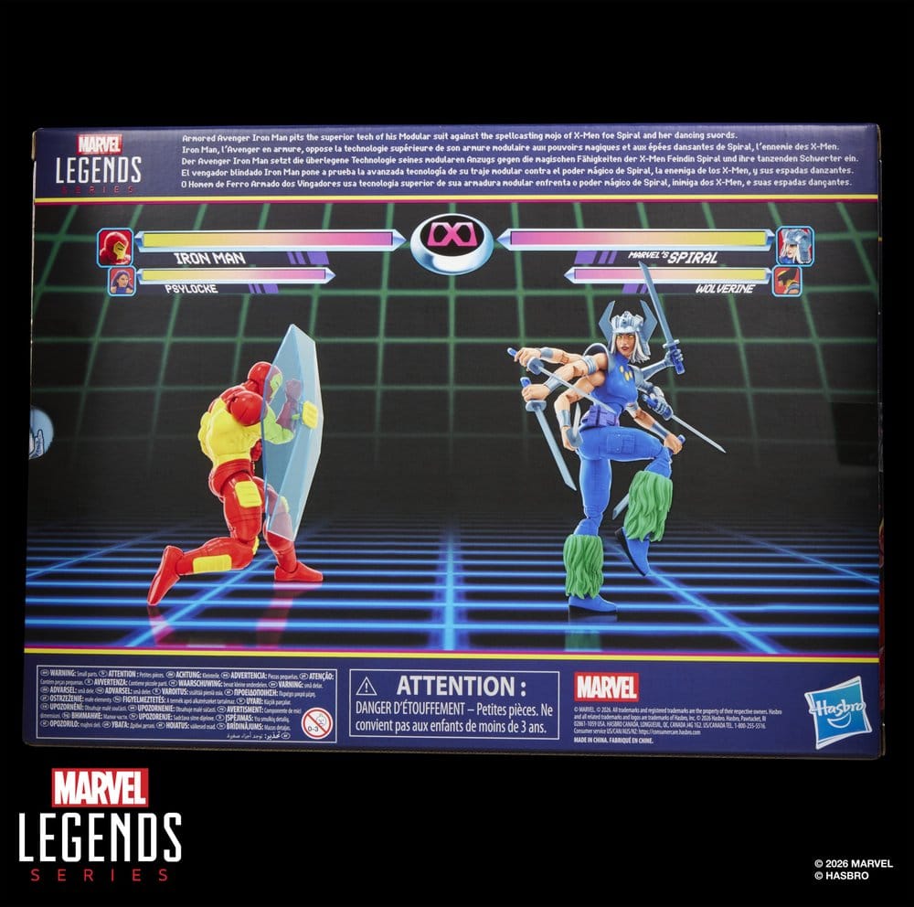 Marvel Games Marvel Legends Action Figure 2-Pack Iron Man & Marvel's Spiral 15 cm 5010996352514