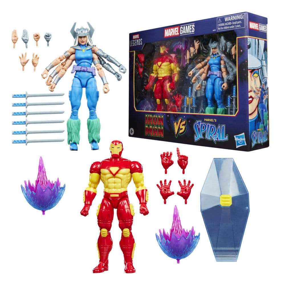 Marvel Games Marvel Legends Action Figure 2-Pack Iron Man & Marvel's Spiral 15 cm 5010996352514