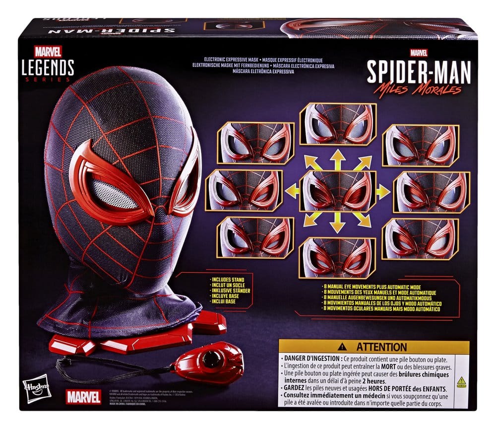 Spider-Man: Miles Morales Marvel Legends Electronic Expressive Mask 5010996360809
