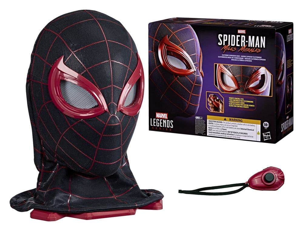 Spider-Man: Miles Morales Marvel Legends Electronic Expressive Mask 5010996360809