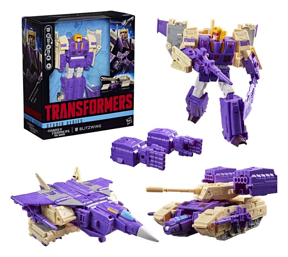The Transformers: The Movie Studio Series Leader Class Action Figure Blitzwing 18 cm 5010996376015