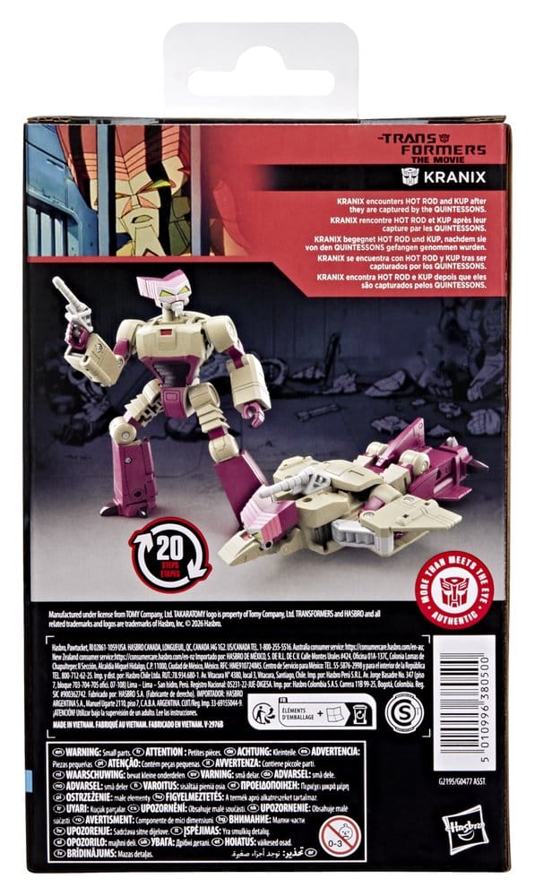 The Transformers: The Movie Studio Series Deluxe Class Action Figure Kranix 14 cm 5010996380500