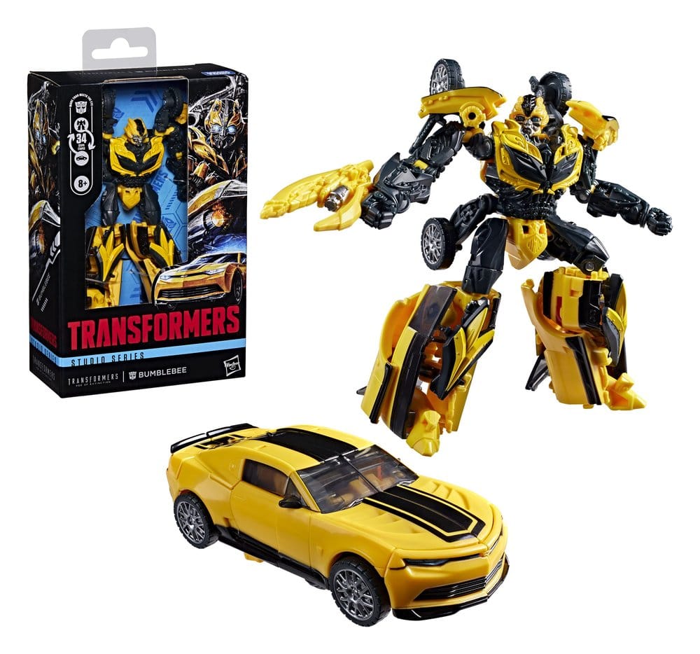 Transformers: Ära des Untergangs Studio Series Deluxe Class Actionfigur Bumblebee 13 cmTransformers: Age of Extinction Studio Series Deluxe Class Action Figure Bumblebee 13 cmTransformers : L'Âge de l'extinction Studio Series Deluxe Class figurine Bumbleb 5010996380524