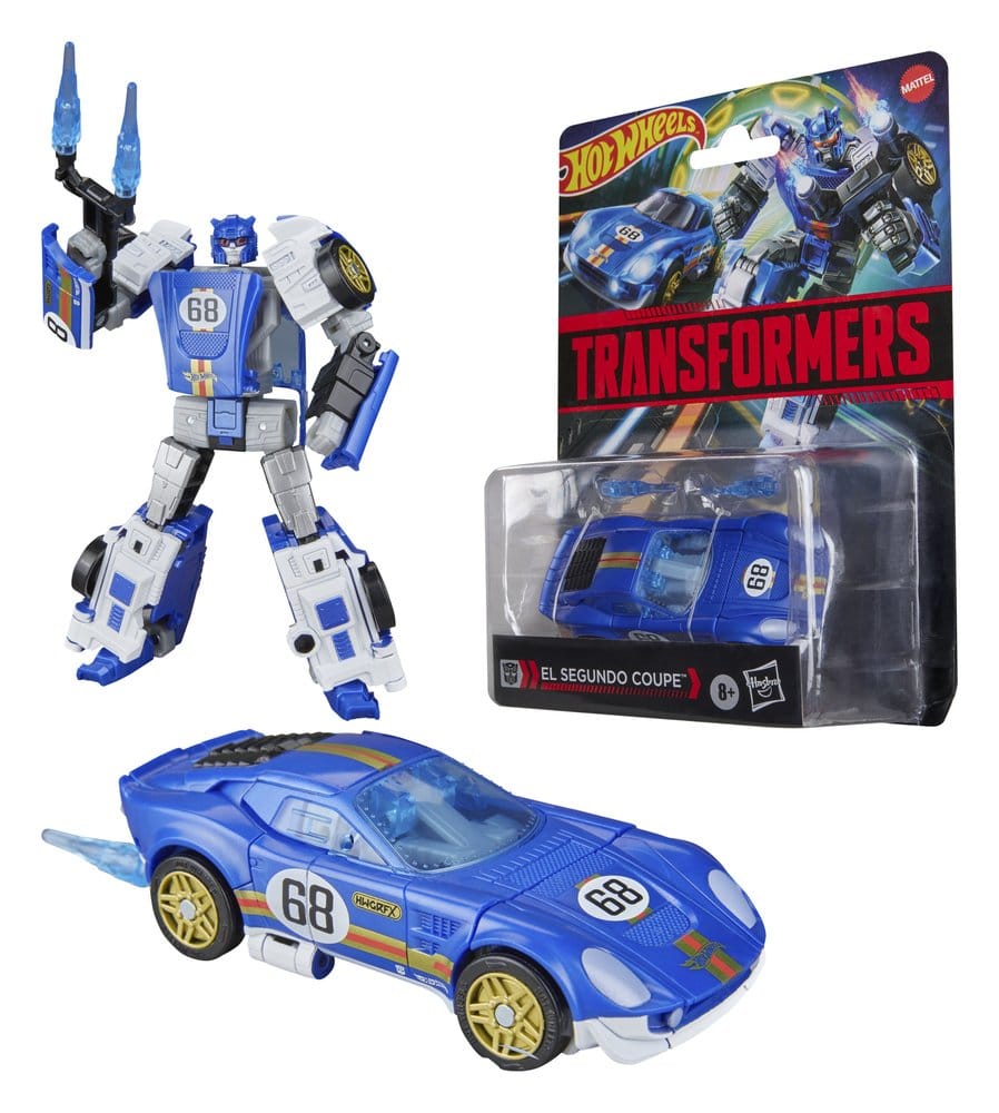 Transformers x Hot Wheels Collaborative Deluxe Class Action Figure El Segundo Coupe 13 cm 5010996368089