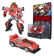 Transformers x Hot Wheels Collaborative Deluxe Class Action Figure GT-Scorcher 13 cm 5010996368096