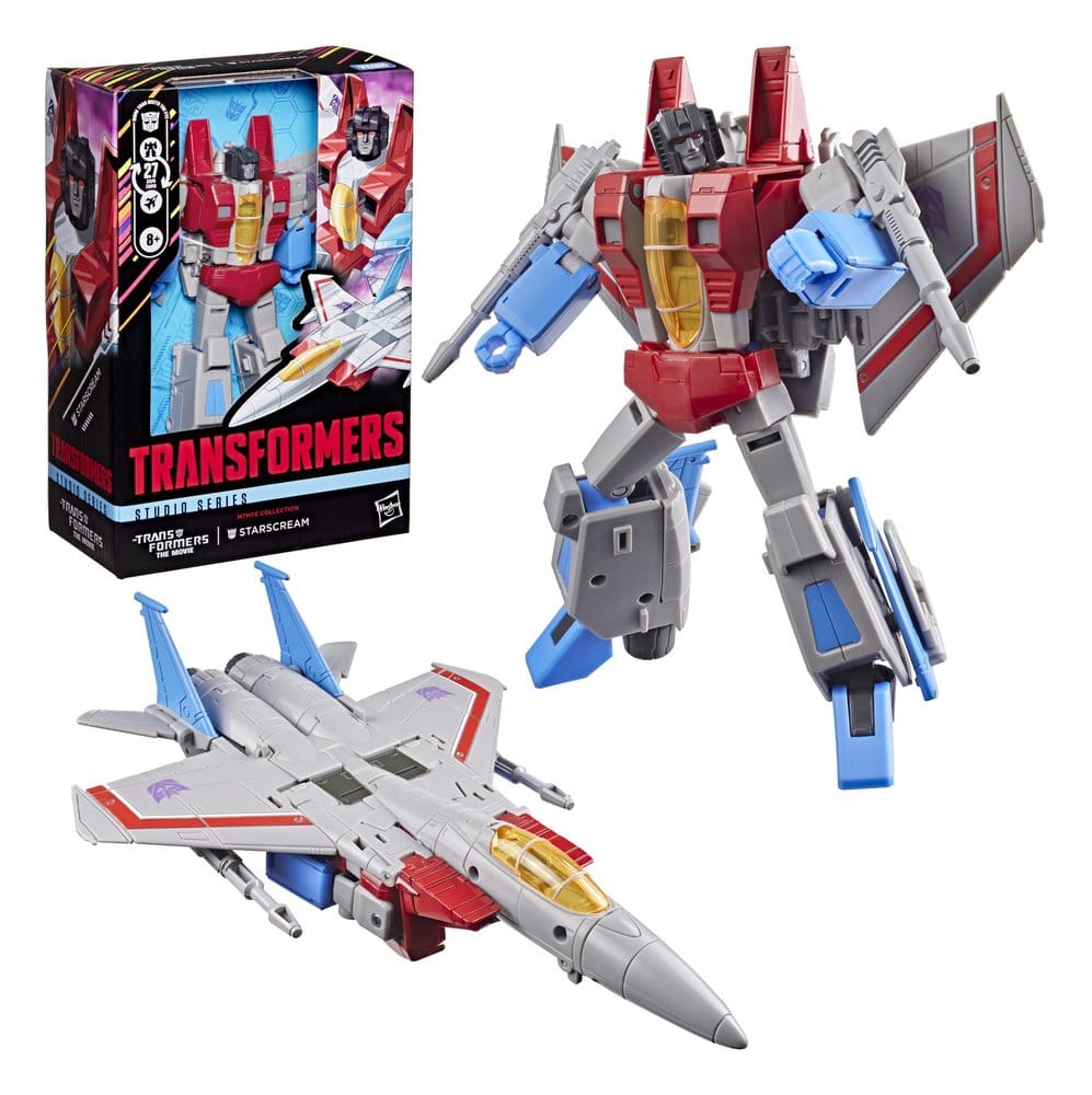 The Transformers: The Movie Studio Series Voyager Class Action Figure Starscream 17 cm 5010996408495