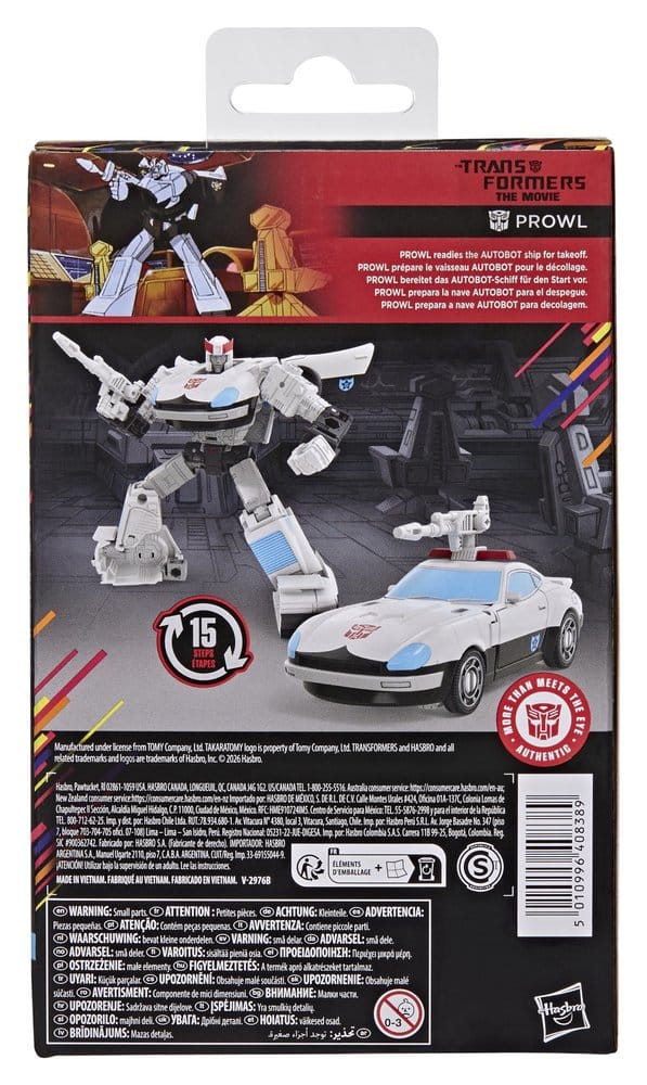 The Transformers: The Movie Studio Series Deluxe Class Action Figure Prowl 13 cm 5010996408389