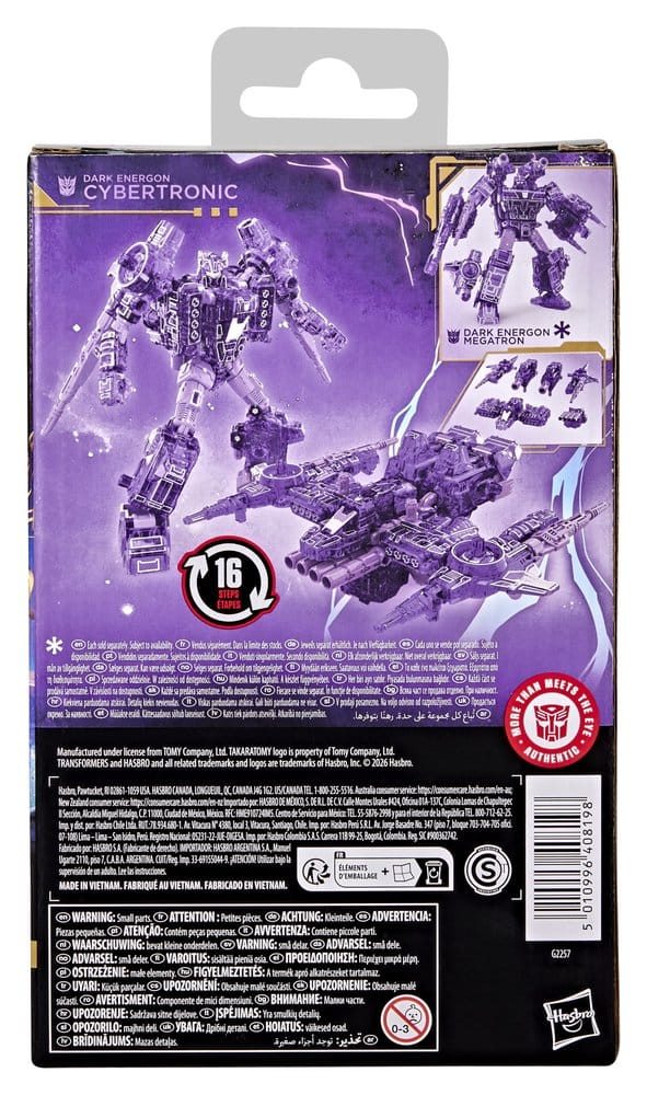 Transformers Age of the Primes Deluxe Class Action Figure Dark Energon Cybertronic 14 cm 5010996408198