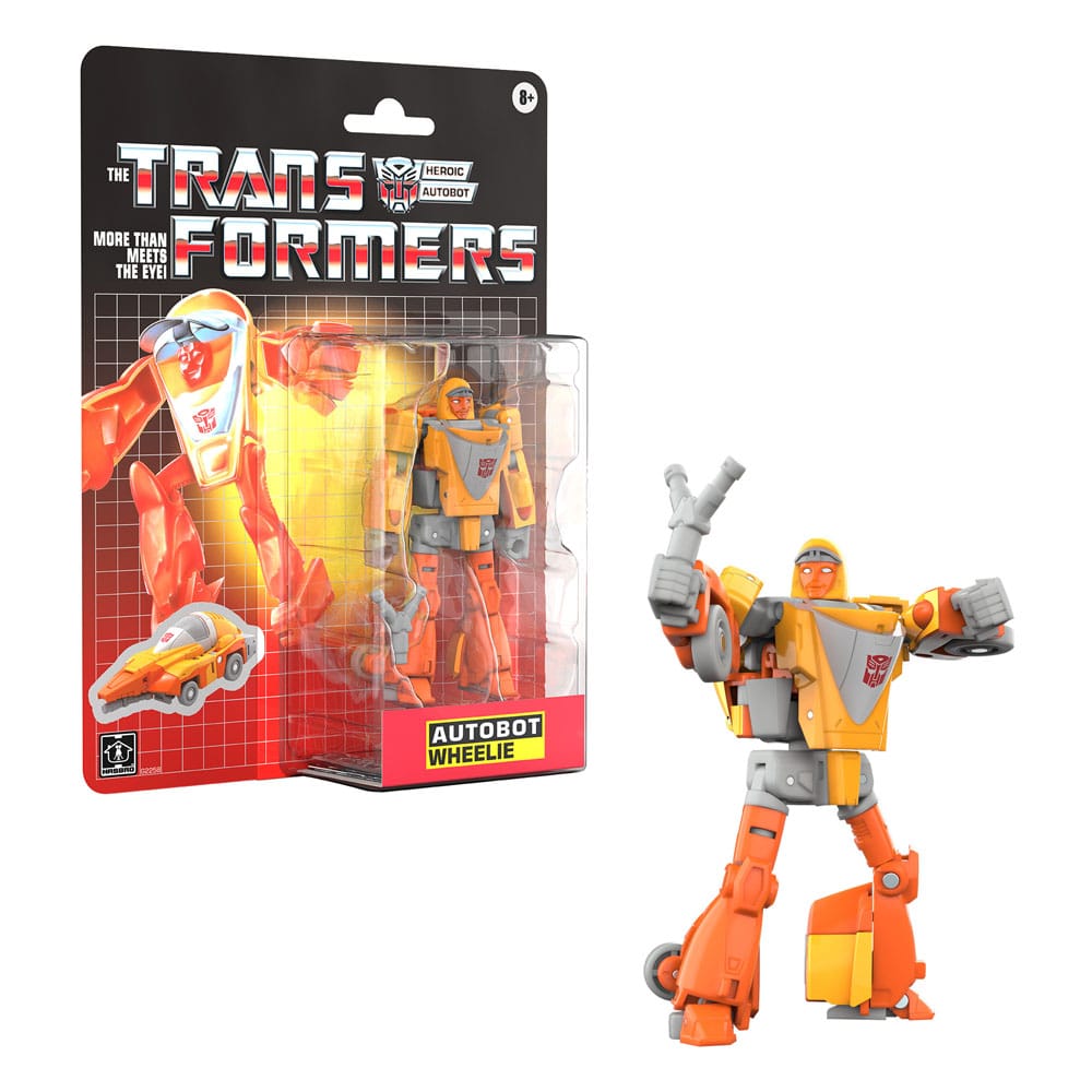 The Transformers Retro G1 Action Figure Autobot Wheelie 11 cm 5010996367846