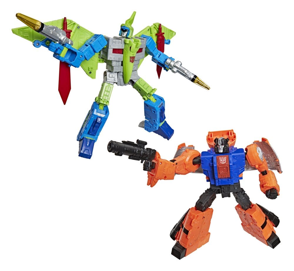 Transformers Age of the Primes Leader Class Action Figure 2-Pack G2 G2 Dinobot Swoop &amp G2 Dinobot Sludge 19 cm 5010996367754