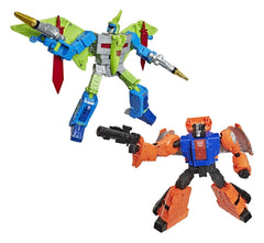 Transformers Age of the Primes Leader Class Action Figure 2-Pack G2 G2 Dinobot Swoop &amp G2 Dinobot Sludge 19 cm 5010996367754