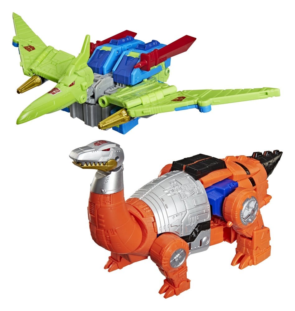 Transformers Age of the Primes Leader Class Action Figure 2-Pack G2 G2 Dinobot Swoop &amp G2 Dinobot Sludge 19 cm 5010996367754