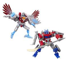 Transformers Timelines Action Figures Samurai Themed Set Optimus Prime & Starscream 14 cm 5010996363978