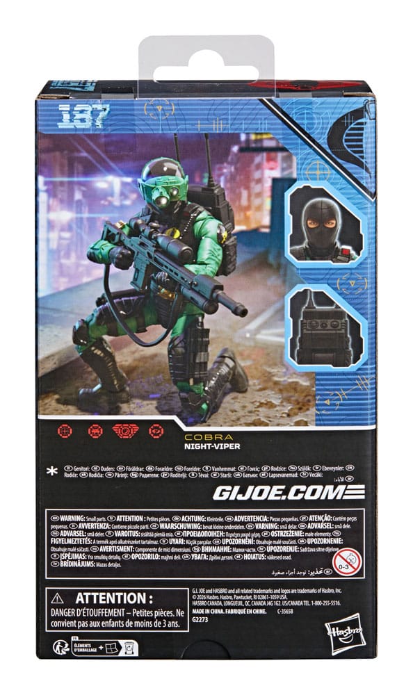 G.I. Joe Classified Series Action Figure Night-Viper 15 cm 5010996361448