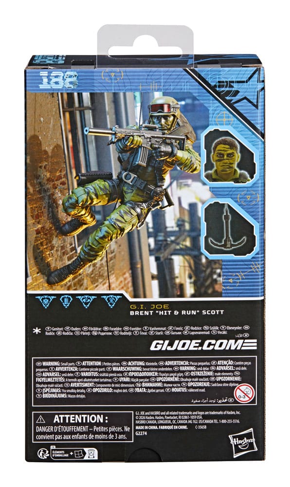 G.I. Joe Classified Series Action Figure Brent "Hit & Run" Scott 15 cm 5010996361523