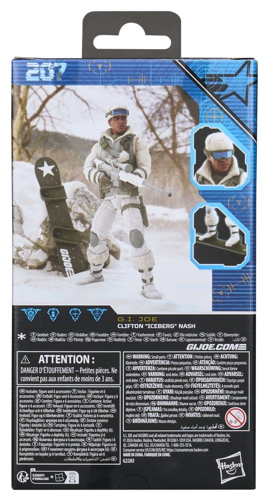 G.I. Joe Classified Series Action Figure #207 Clifton "Iceberg" Nash 15 cm 5010996361486