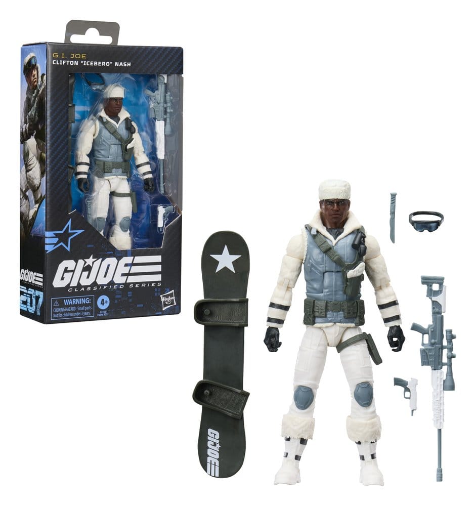 G.I. Joe Classified Series Action Figure #207 Clifton "Iceberg" Nash 15 cm 5010996361486