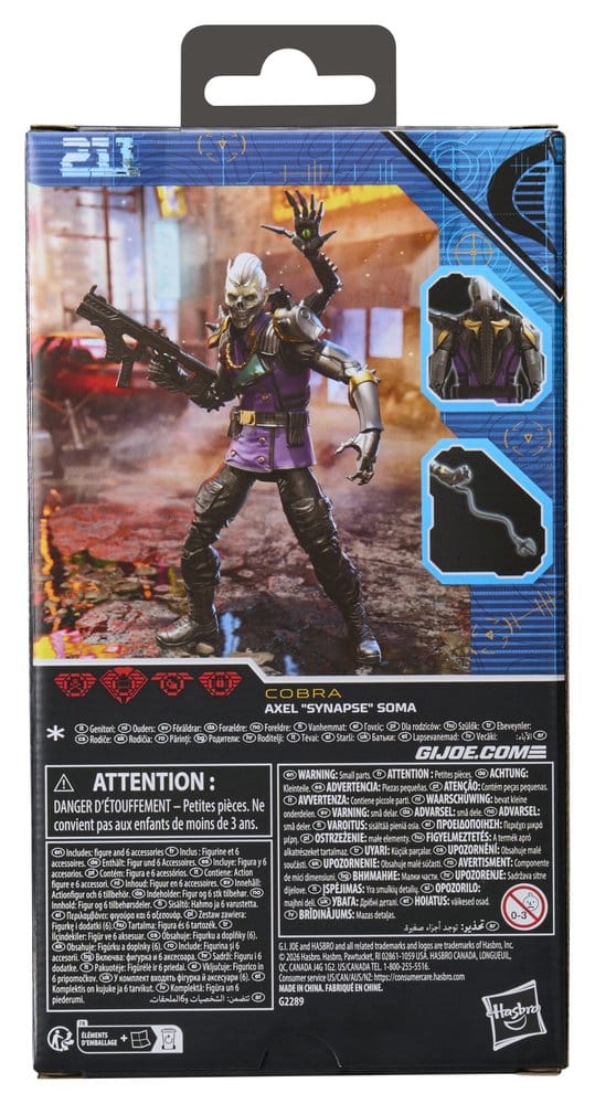 G.I. Joe Classified Series Action Figure #211 Axel "Synapse" Soma 15 cm 5010996361493