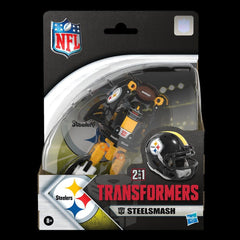 Transformers x NFL Action Figure Pittsburgh Steelers: Steelsmash 14 cm 5010996346445