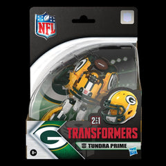 Transformers x NFL Action Figure Green Bay Packers: Tundra Prime 14 cm 5010996346469