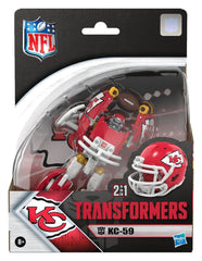 Transformers x NFL Action Figure Kansas City Chiefs: KC-59 14 cm 5010996346483