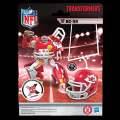 Transformers x NFL Action Figure Kansas City Chiefs: KC-59 14 cm 5010996346483