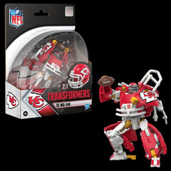 Transformers x NFL Action Figure Kansas City Chiefs: KC-59 14 cm 5010996346483