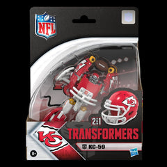Transformers x NFL Action Figure Kansas City Chiefs: KC-59 14 cm 5010996346483