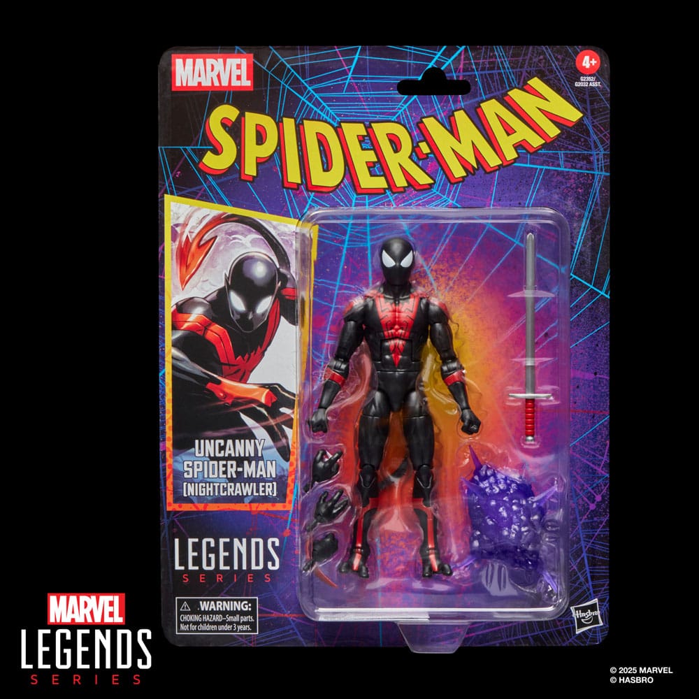 Spider-Man Marvel Legends Retro Action Figure Uncanny Spider-Man (Nightcrawler) 15 cm 5010996355881
