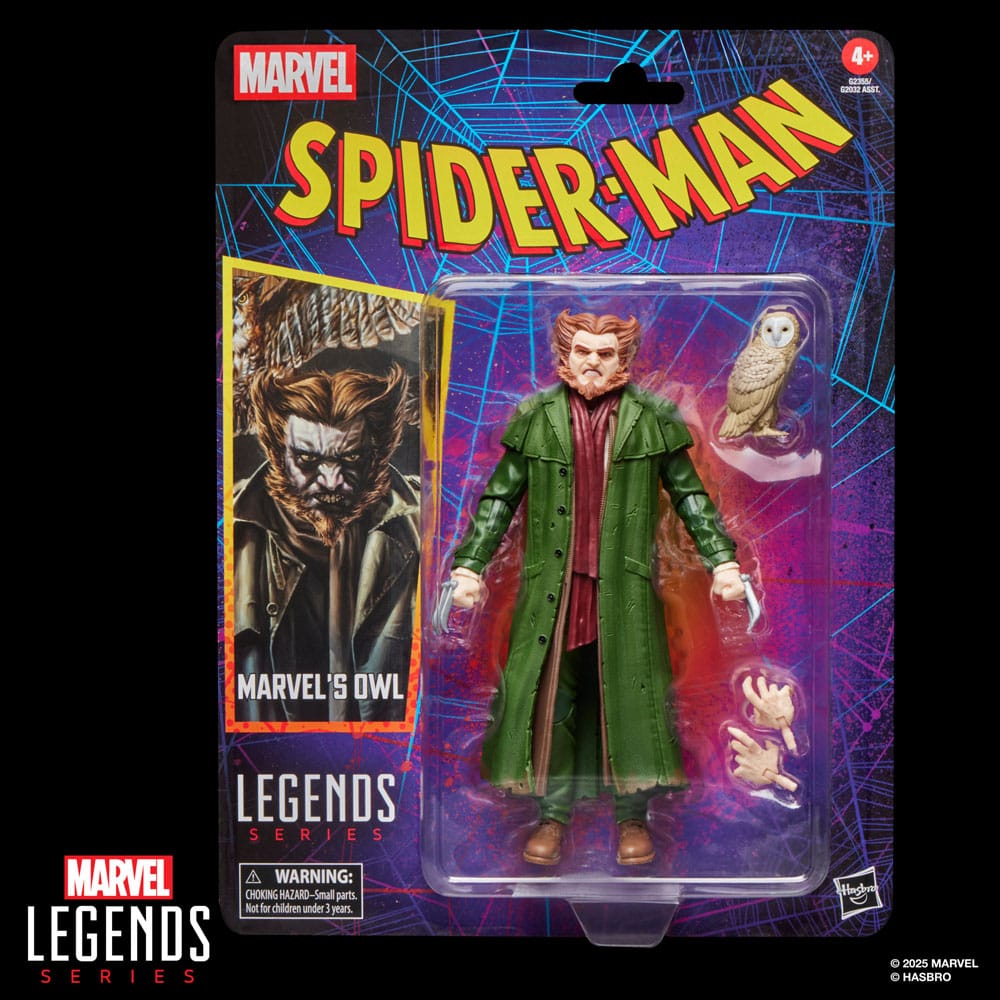 Spider-Man Marvel Legends Retro Action Figure Marvel's Owl 15 cm 5010996355904
