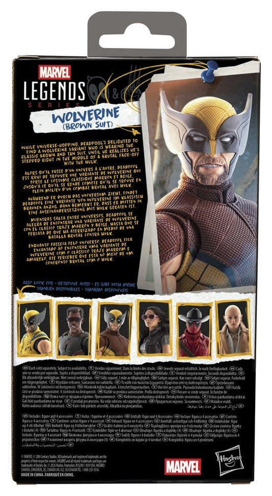 Deadpool & Wolverine Marvel Legends Action Figure Wolverine (Brown Suit) 15 cm 5010996359599
